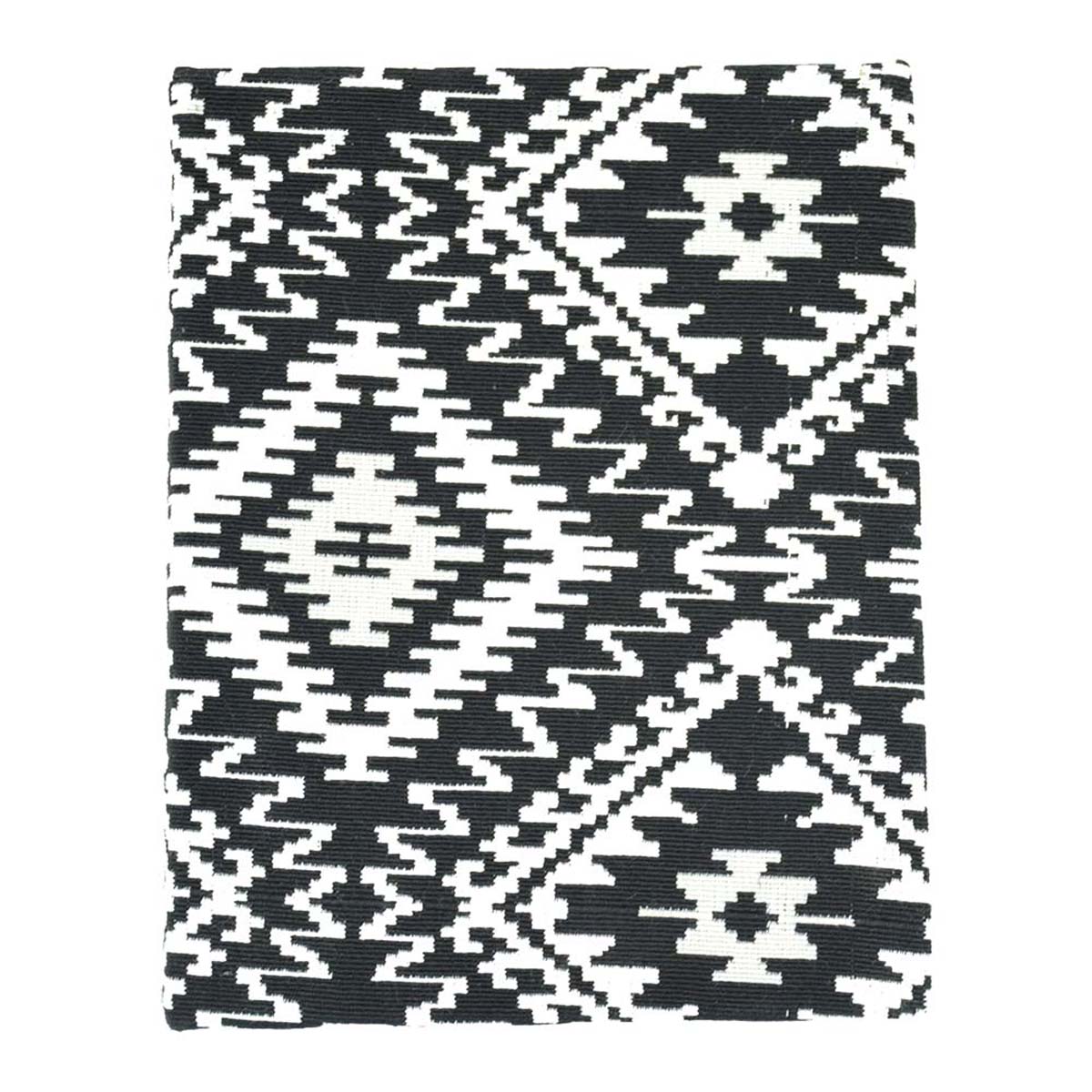 Journals in Bulk – Black & White Cotton Fabric Cover with Ikat Pattern – Handmade Paper – Wholesale Notebooks/Diaries/Sketchbooks
